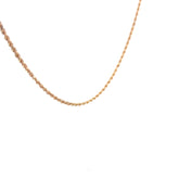 14k Rose Gold 2mm Solid Rope Chain 6.6 gram 18"inch